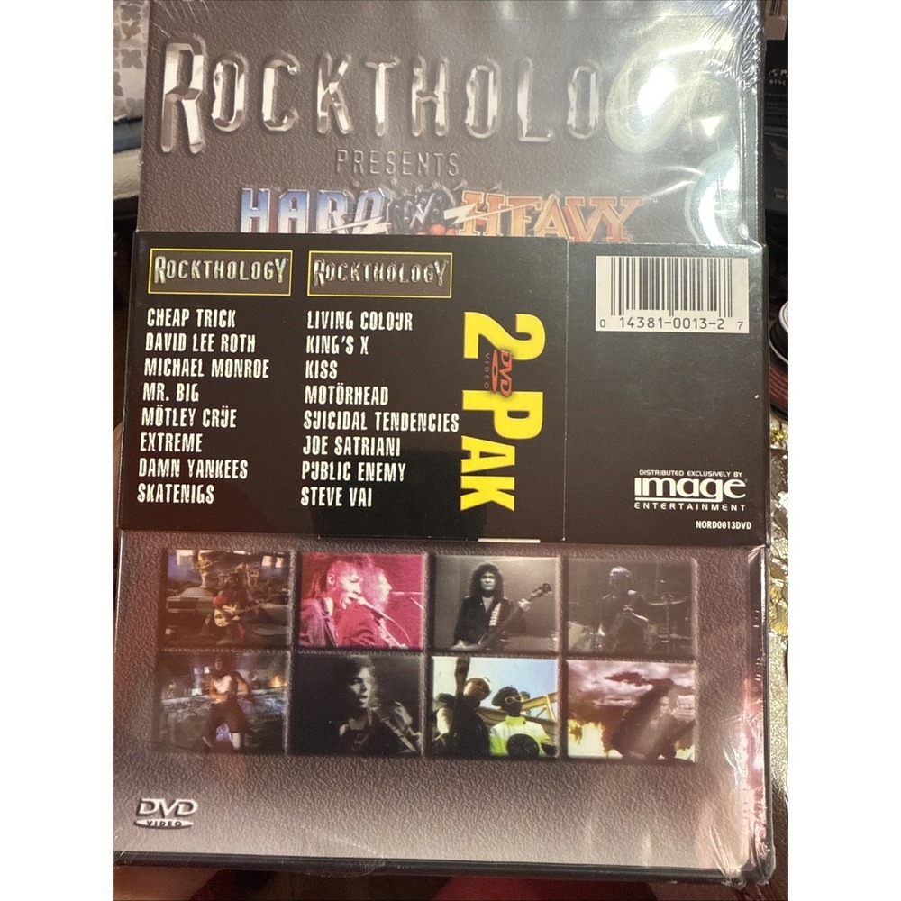 Rockthology Hard Heavy,‎ NEW 2 DVD 9,10 The Cult, Poison, Winger, Alice Cooper,